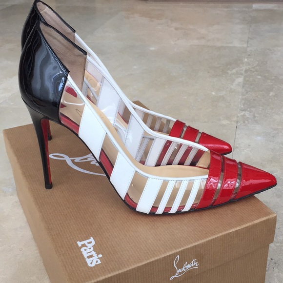 Christian Louboutin Shoes - Christian Louboutin Bandy striped pvc pumps 36.5